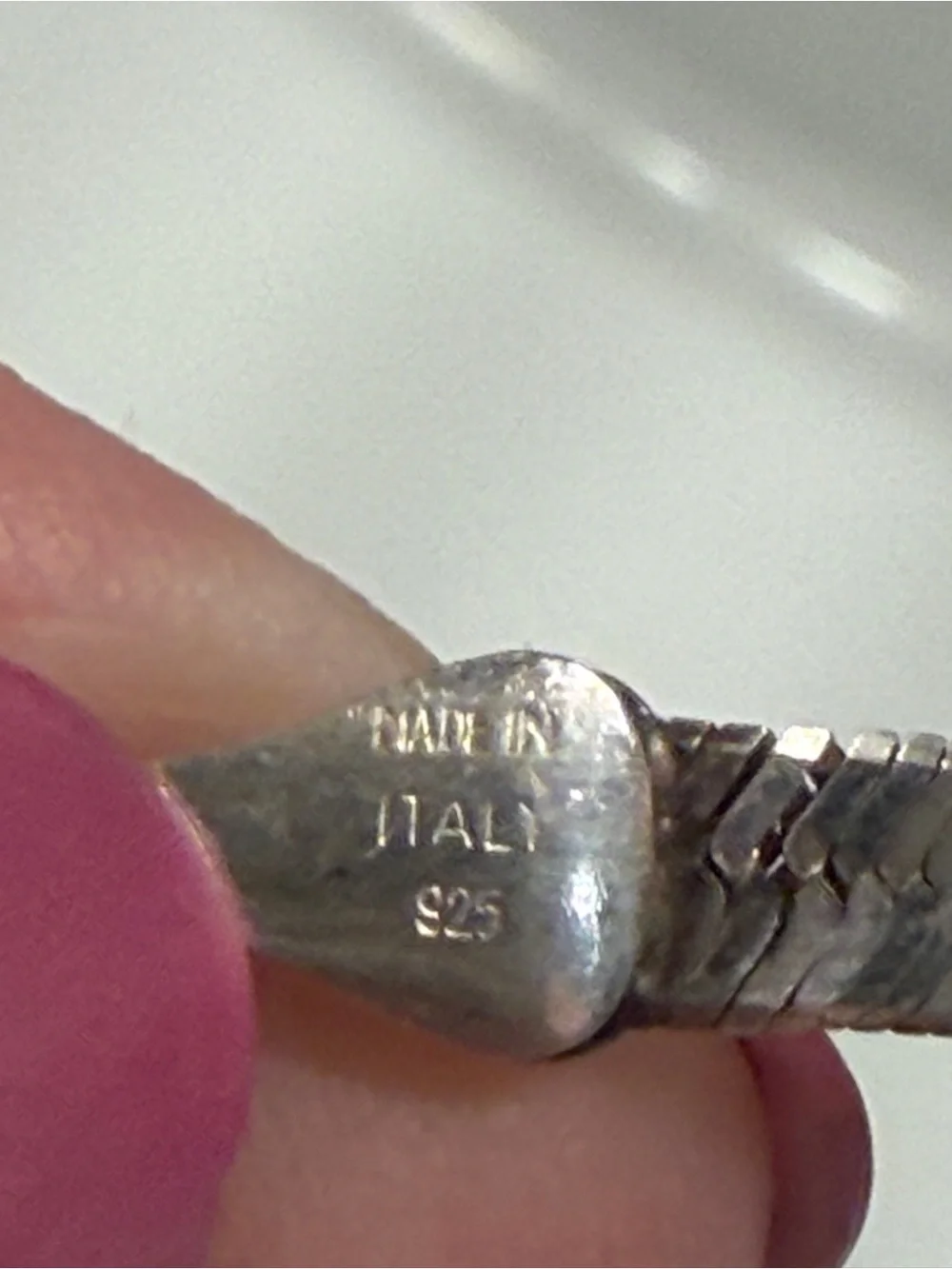 Classic 925 Flat Snake Chain Necklace - Picture 2 of 8